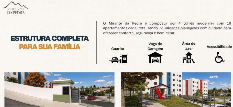 Apartamento MCMV com 2 quartos Jardim Atalaia