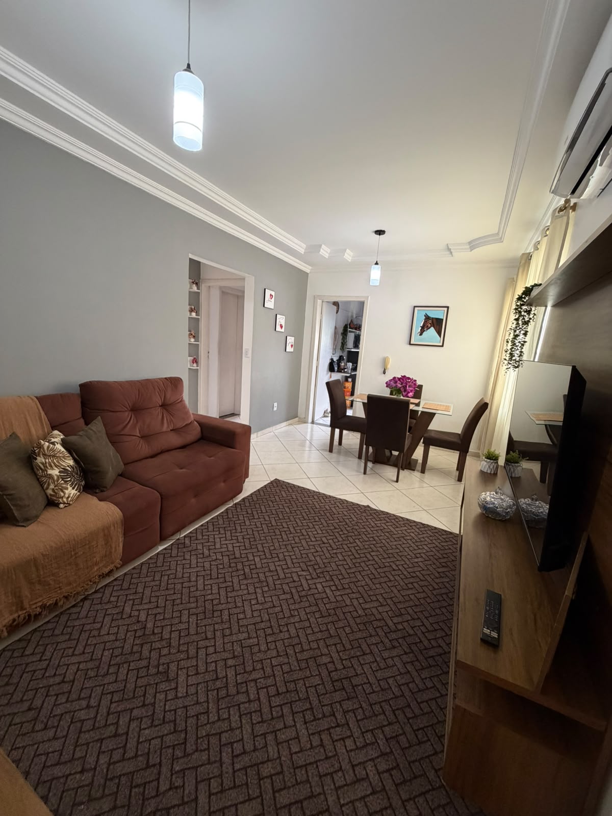 Apartamento 2 quartos(1 suíte) Grã Duquesa