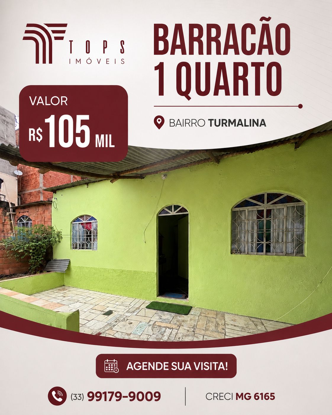 Barracão 1 quarto Turmalina