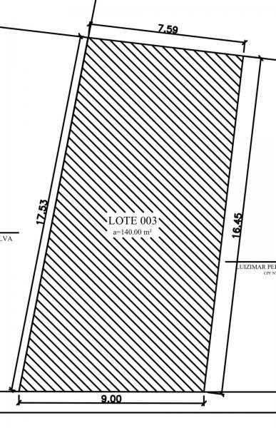 Lote 140 metros Bairro Santo Antonio