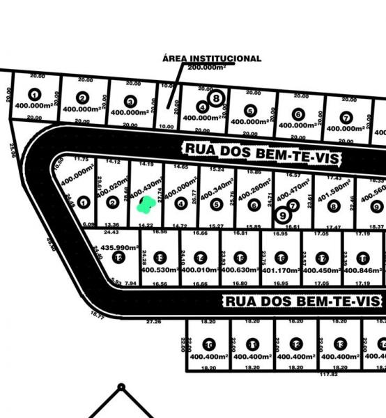Lote 400 metros Alto Esplanada